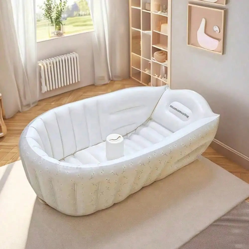 🛁🐻 Baignoire Gonflable Bébé "Bisounours" – Confort & sécurité pour le bain ✨