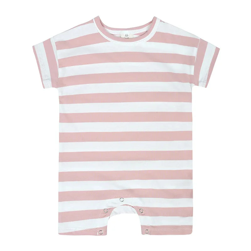 Pelele para bebé niño y niña de 0 a 2 años - Estampado de rayas, luna y perro | FamilyLK