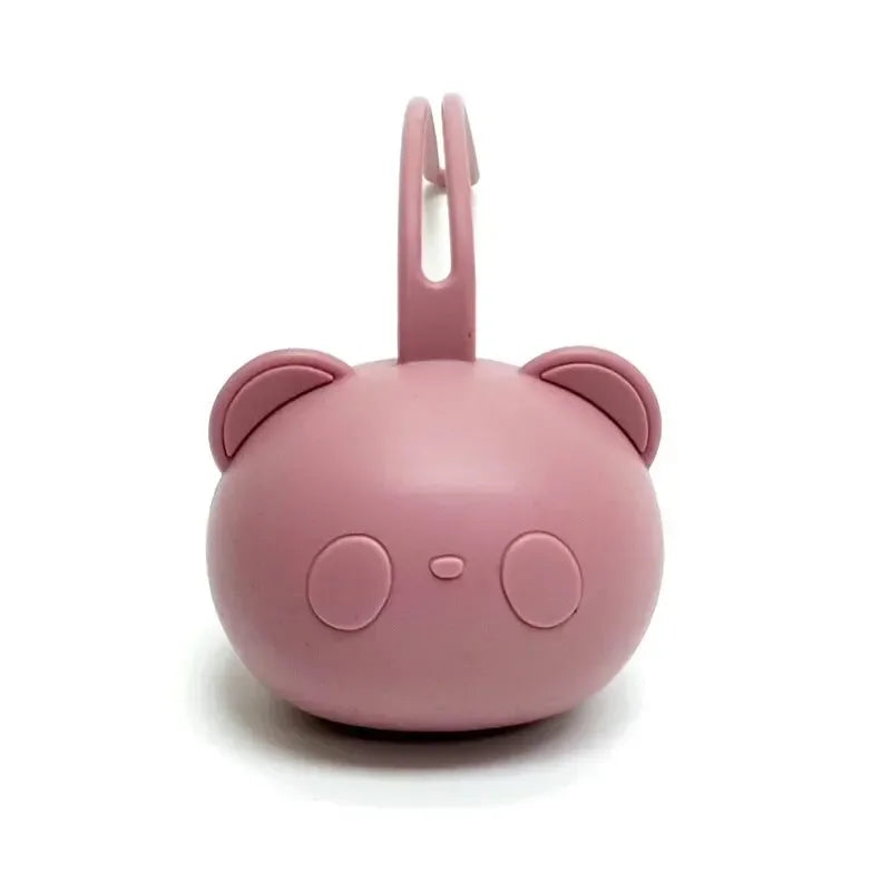 "Panda" pacifier storage box: adopted by baby, hung by mom!