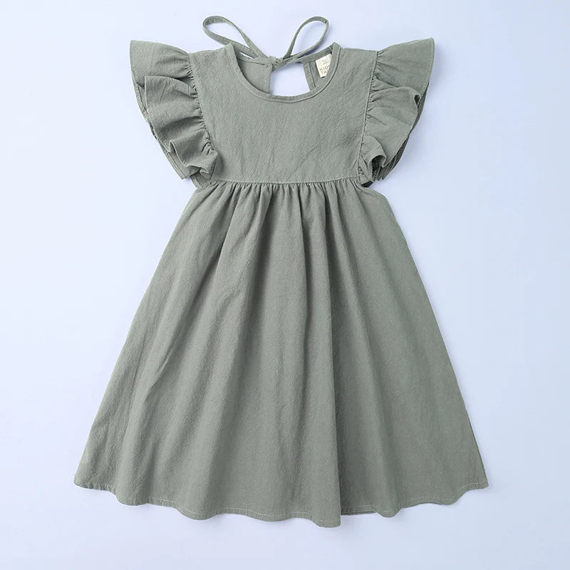 Vestido de lino para niña: el atuendo mágico para las princesas en ciernes