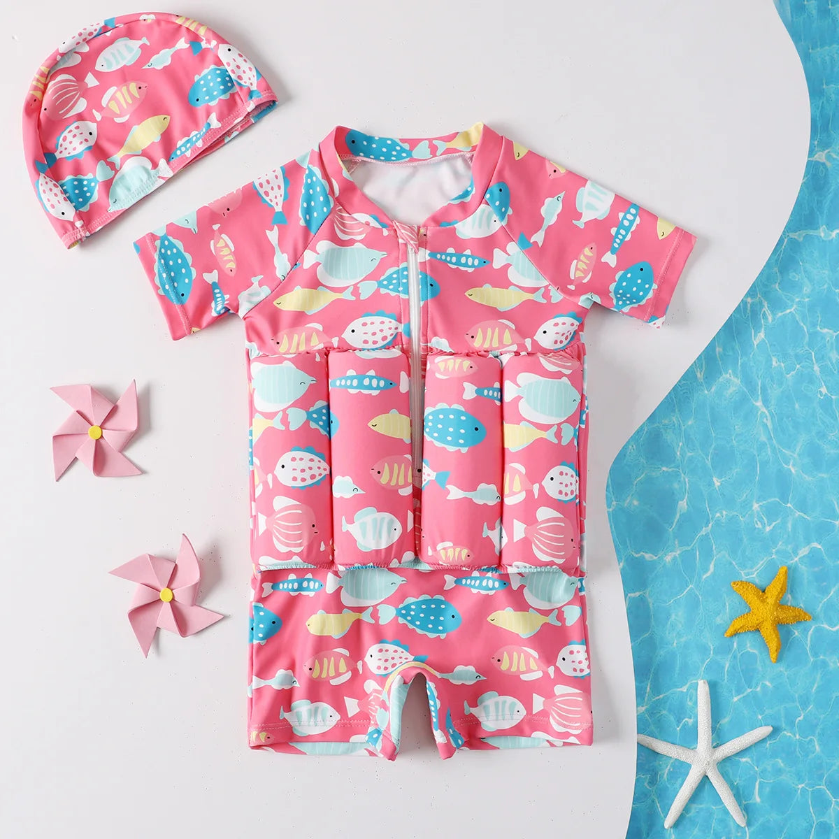Maillot de bain enfant flottant : la baignade en toute confiance !
