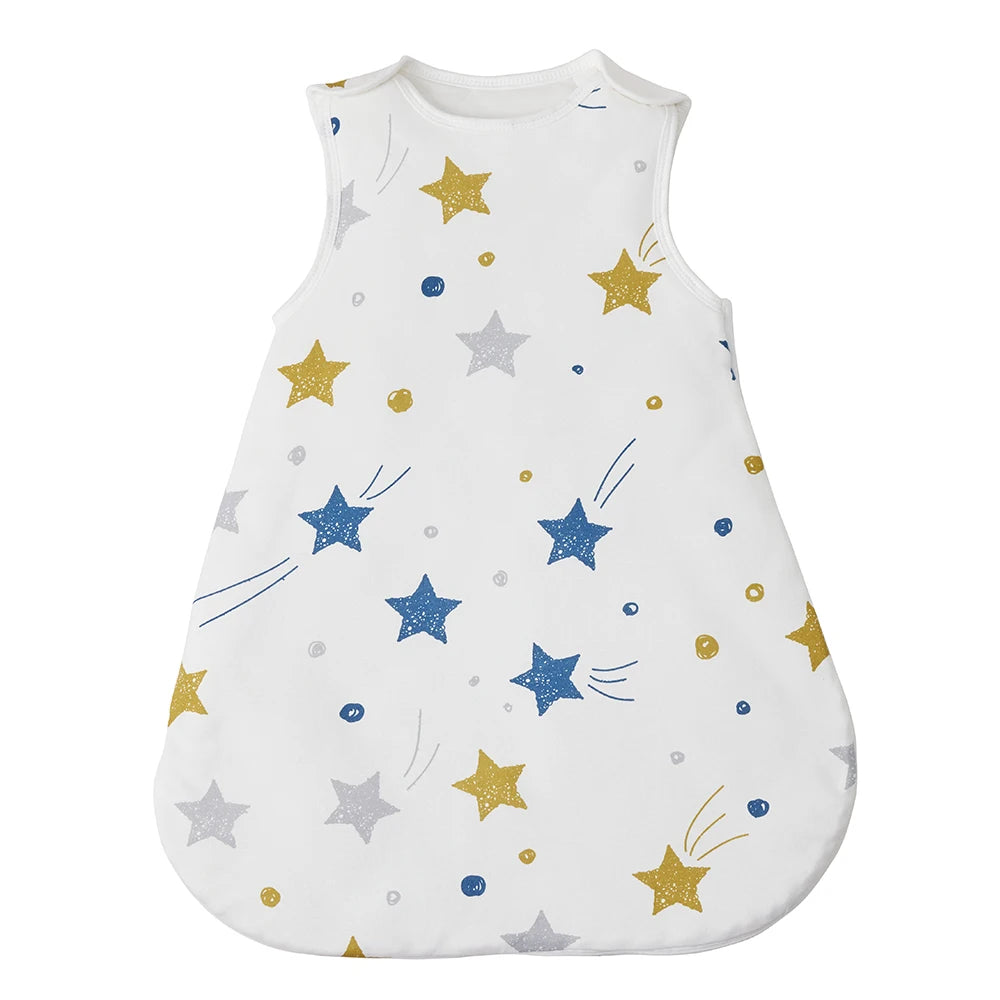 🌟 Saco de dormir para bebé Primavera – 0–24 meses – 2.500 TOG – 100% Algodón – Estampado de estrellas