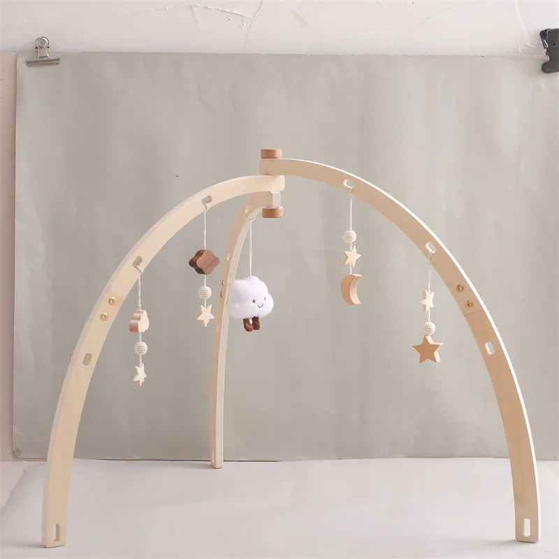 Cadre de jeux en bois pour bébé