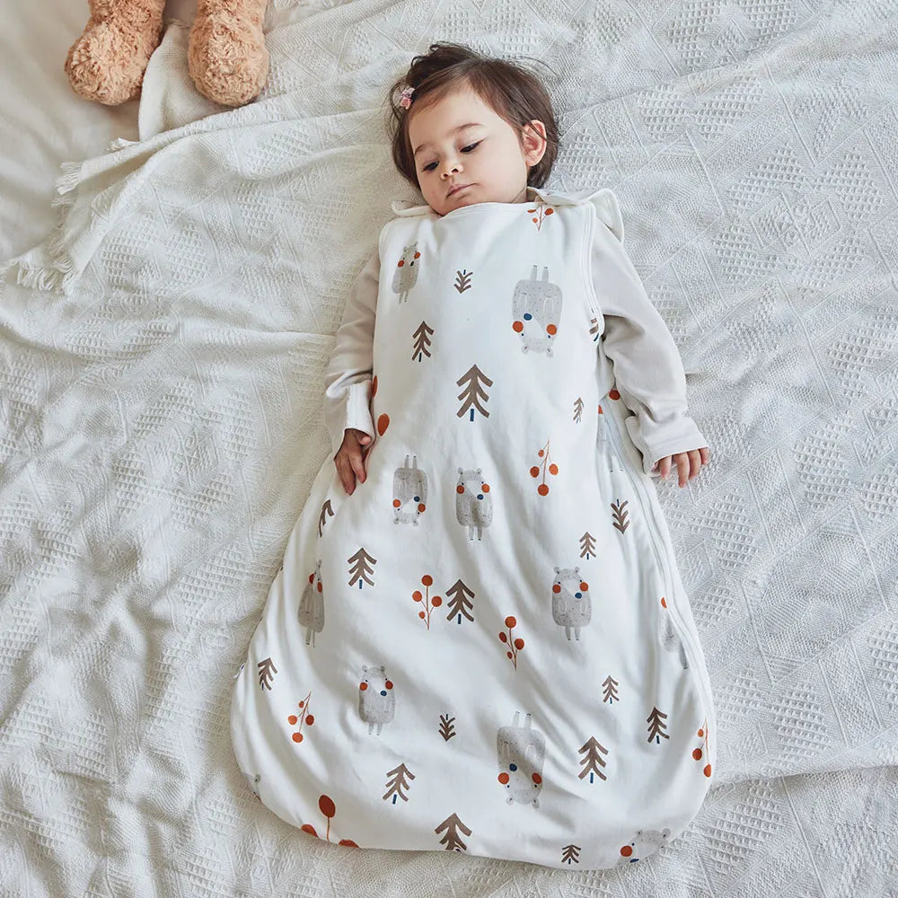 🌟 Saco de dormir para bebé Primavera – 0–24 meses – 2.500 TOG – 100% Algodón – Estampado de estrellas
