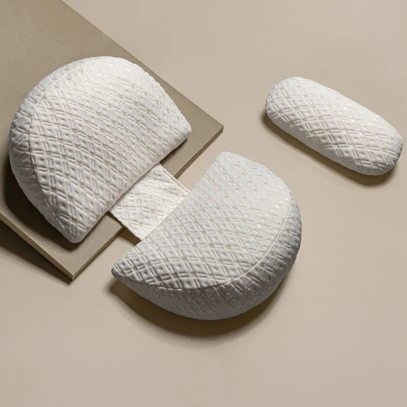 Almohada de embarazo Pangdube: forma de U multifuncional de 130 × 70 cm, soporte para espalda, abdomen, caderas y lactancia.