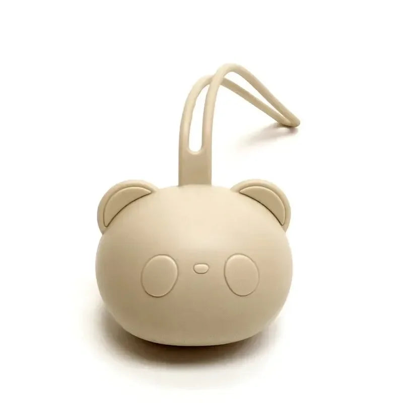 "Panda" pacifier storage box: adopted by baby, hung by mom!