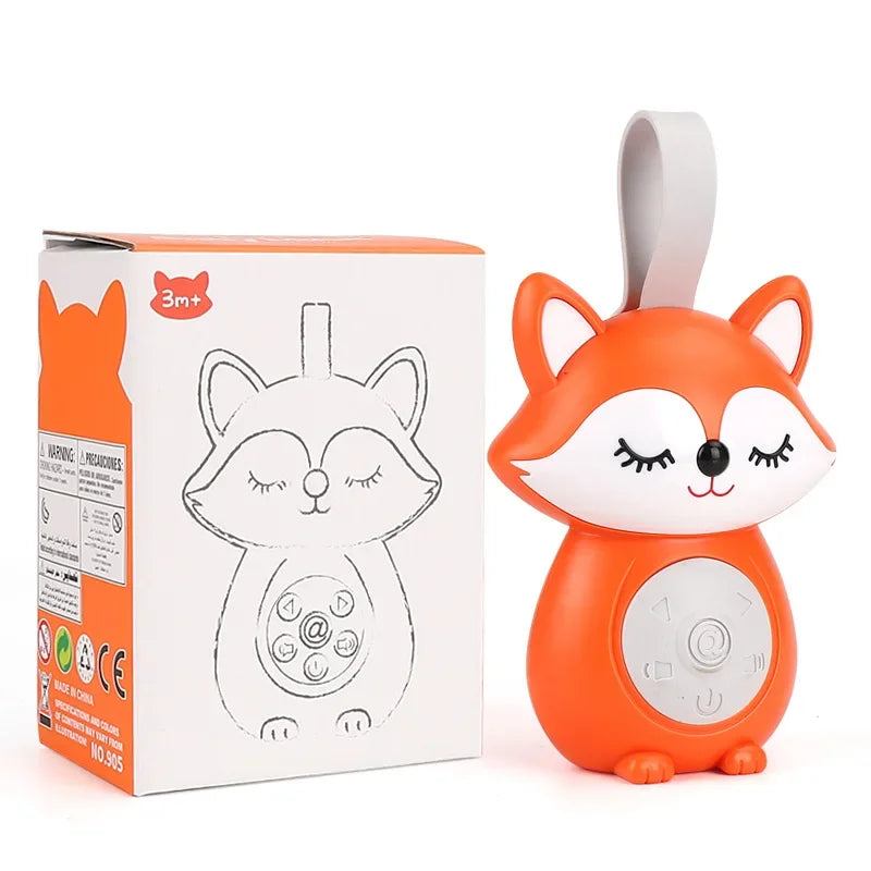 Luz nocturna con ruido blanco y luz: Koala y zorro