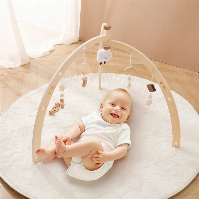 Cadre de jeux en bois pour bébé
