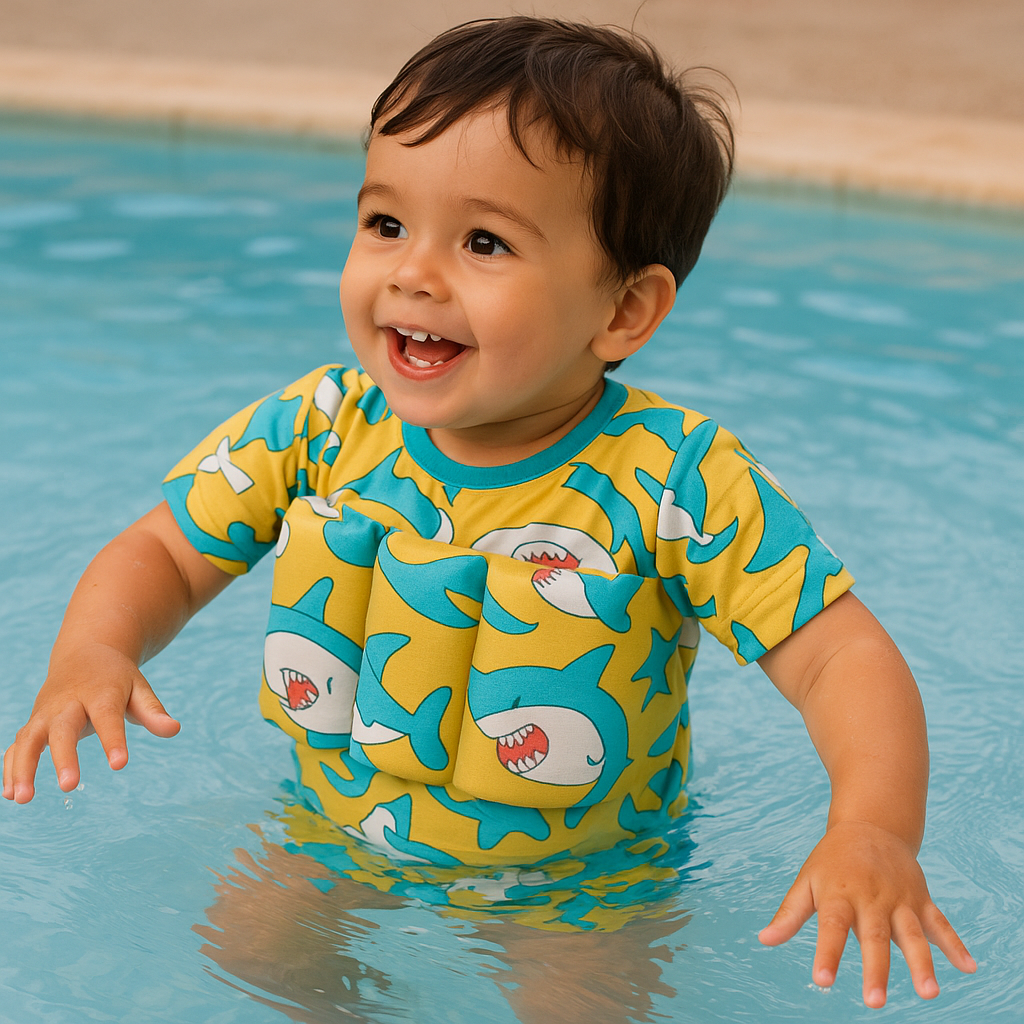 Maillot de bain enfant flottant : la baignade en toute confiance !