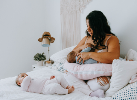 🤱 Maternity bra without underwire – breathable, nursing clips, anti-sagging support