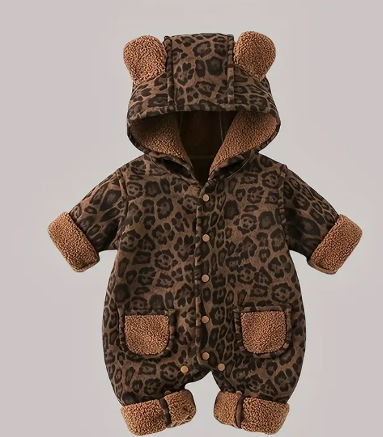 Combi-pilote "LEOPARD" en coton bio | Confort Premium et stylé