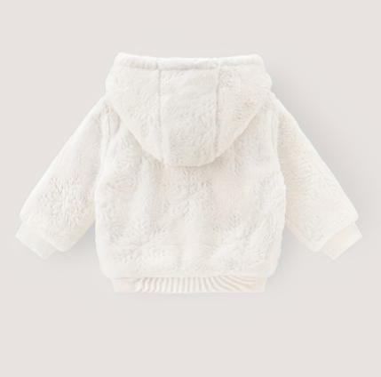 Veste polaire à capuche élégant | Douillet et stylé (garçon & fille)