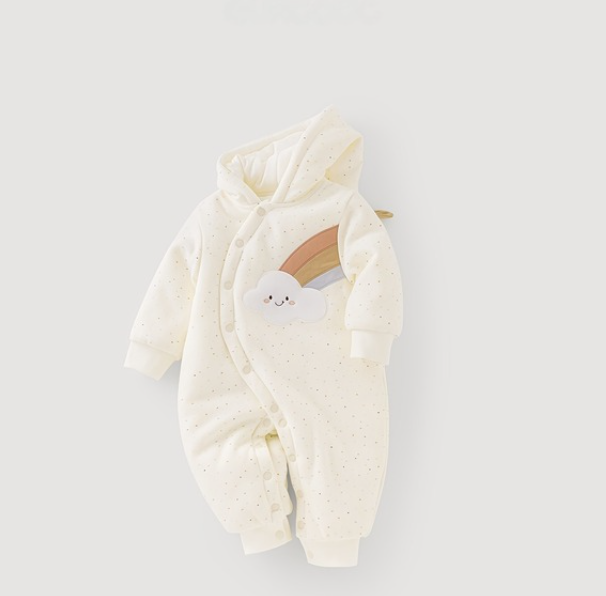 Combi-pilote "ROMPER" à capuche : | Cocooning et confort maximale (garçon & fille)