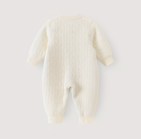 Combinaison bébé laiteuse en Coton Doux | Confort & Élégance d'Hiver (garçon & fille)