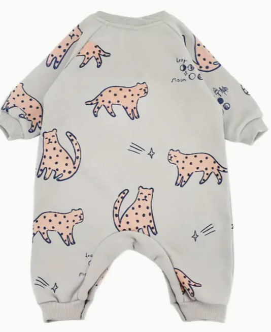 Barboteuse "Baby Léopard" - Confort doux & style félin (garçon & fille)