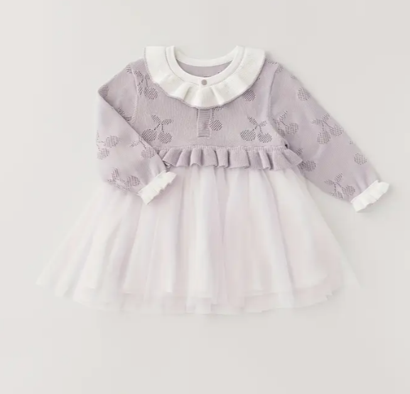 Robe princesse en tulle lavande | Douceur Royale