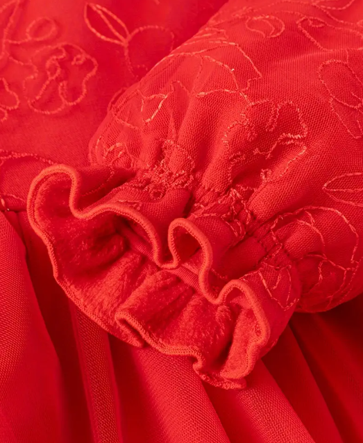 Robe rouge "ELEGANTE" | Chaleur Festive