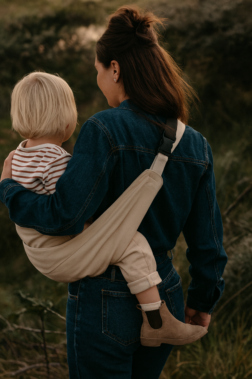 Porte-Bébé Sling Ajustable – Léger, Ergonomique et Sécurisé – de 3 Mois à 3 Ans