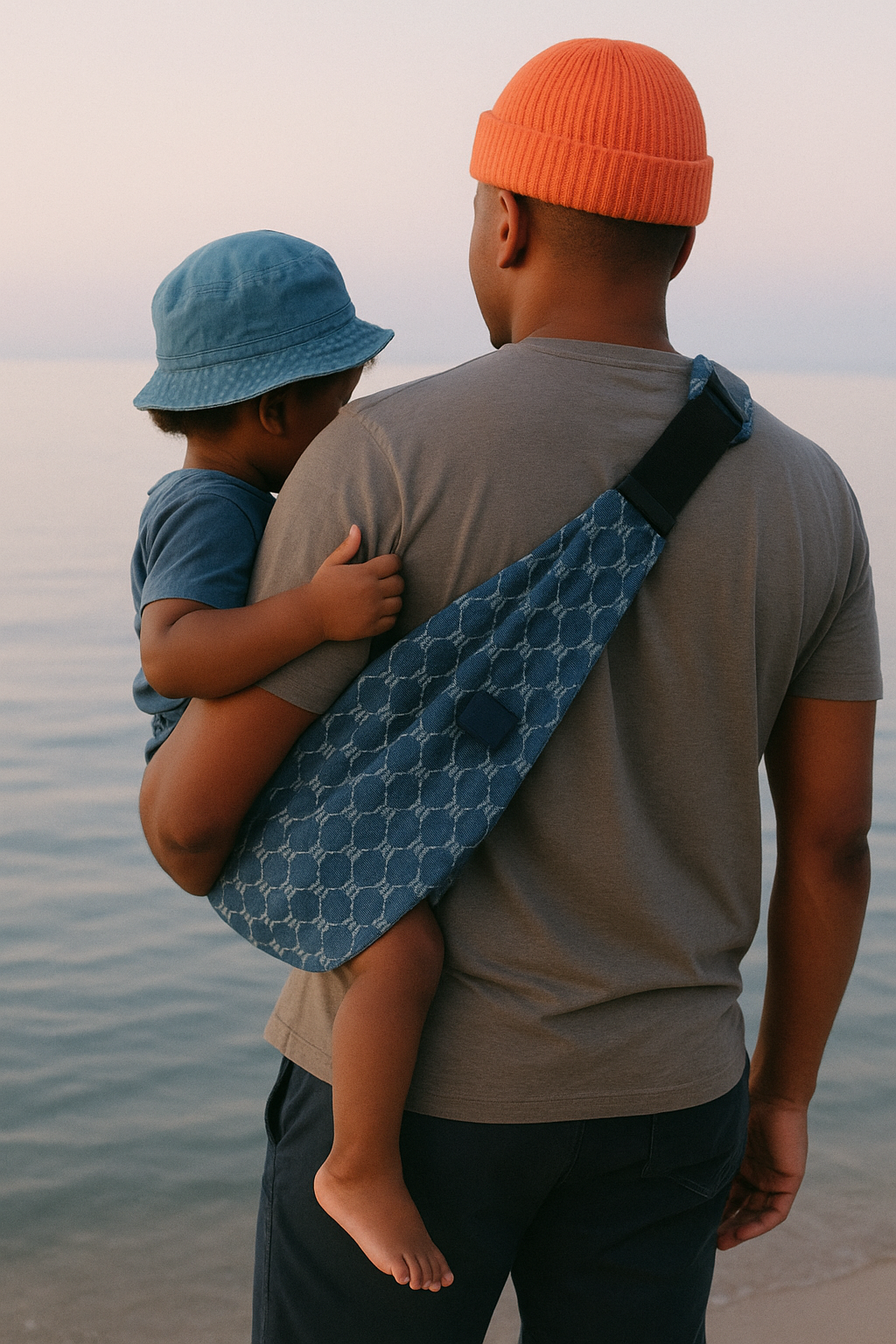 Porte-Bébé Sling Ajustable – Léger, Ergonomique et Sécurisé – de 3 Mois à 3 Ans