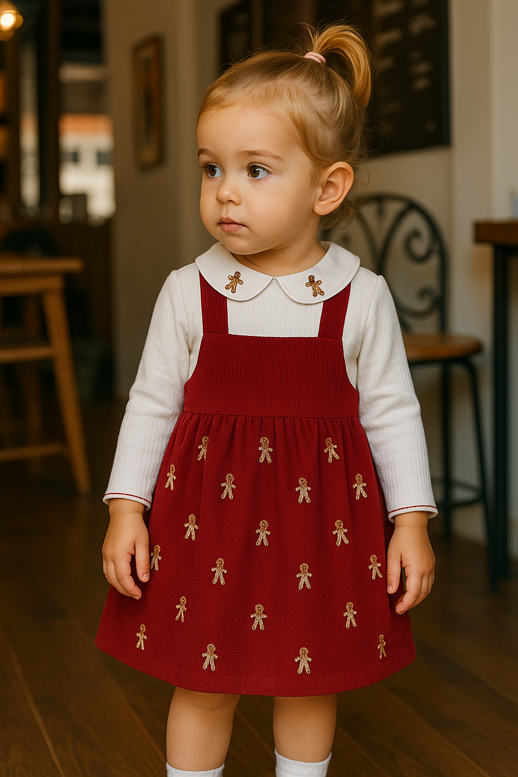 Ensemble robe & haut en velours | Élégance Festive