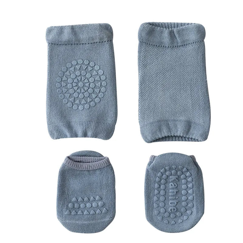 Ensemble chaussettes et genouillères : protection pour une meilleure découverte du monde
