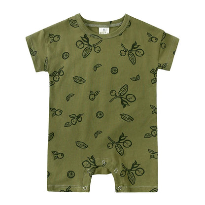 Pelele para bebé niño y niña de 0 a 2 años - Estampado de rayas, luna y perro | FamilyLK