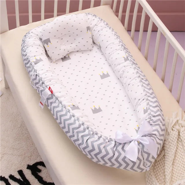 Comfortable and portable baby nest: your newborn's sleep ally 