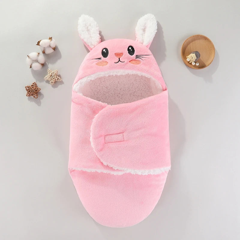 ❄️ Saco de dormir Cocoon Otoño-Invierno – 0-9 meses – Franela y polar – Cálido y suave 