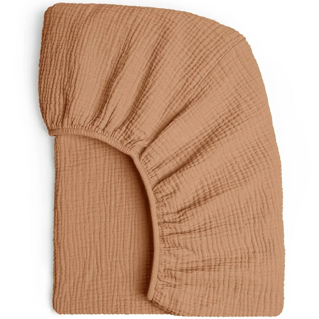 Drap-housse en mousseline de coton :  un seul drap, toutes les formes – Drap-housse bébé 100% adaptable !
