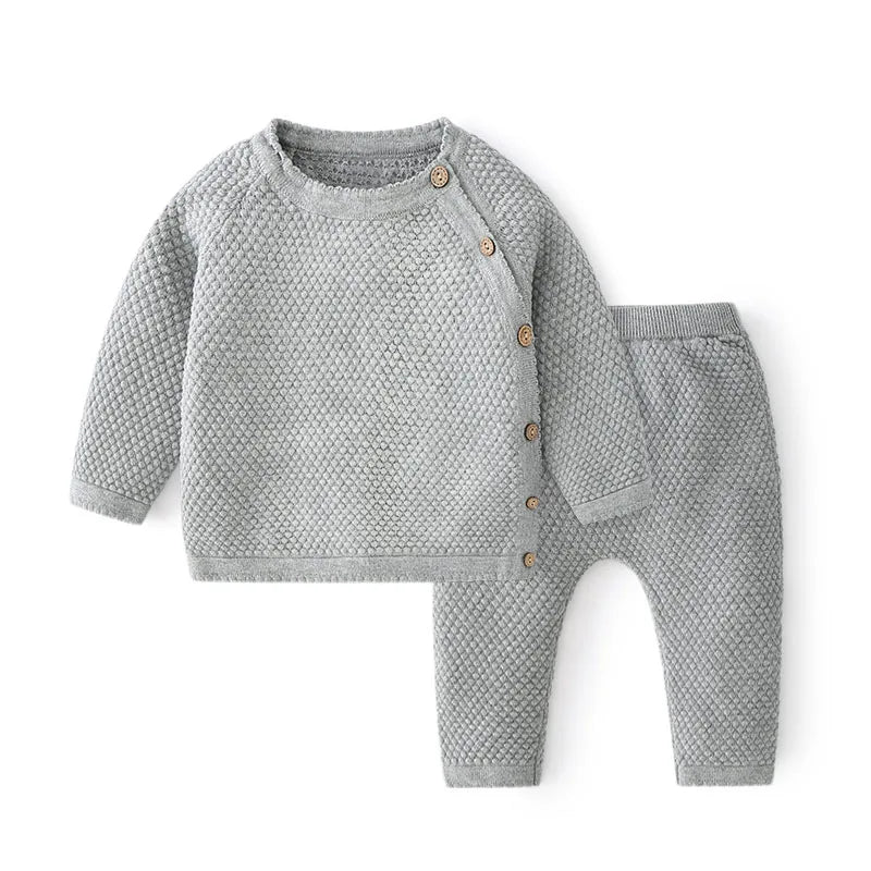 Conjunto de pijama de algodón de 2 piezas: suavidad y comodidad combinadas (niñas y niños)