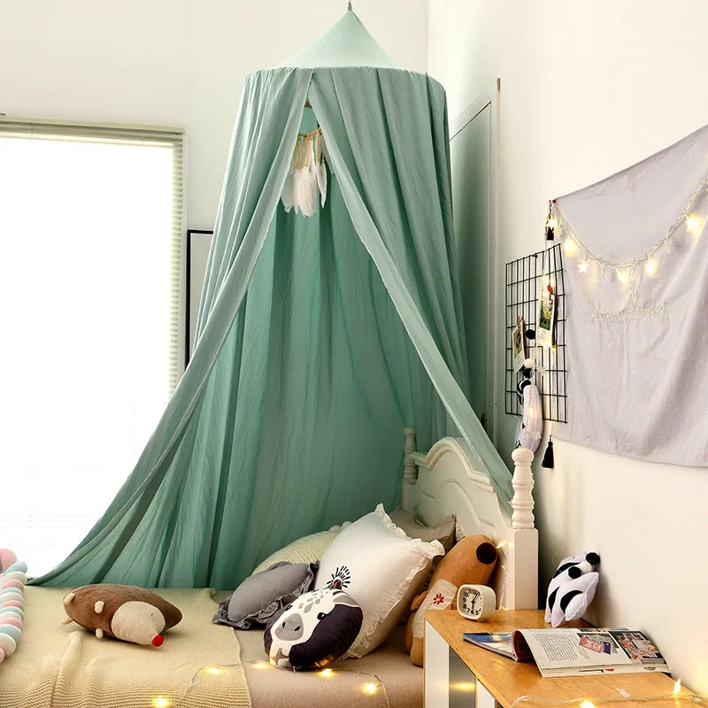 Dosel de cama infantil - Tienda decorativa princesa para bebé y niña - Rincón de lectura o juegos