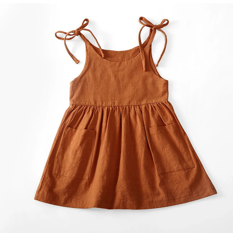 Vestido casual de verano para niñas: ¡un look de princesa para todos los días!