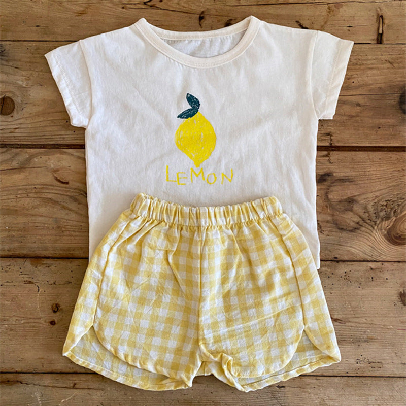 Conjunto de 2 piezas para niñas: ¡un look delicioso!