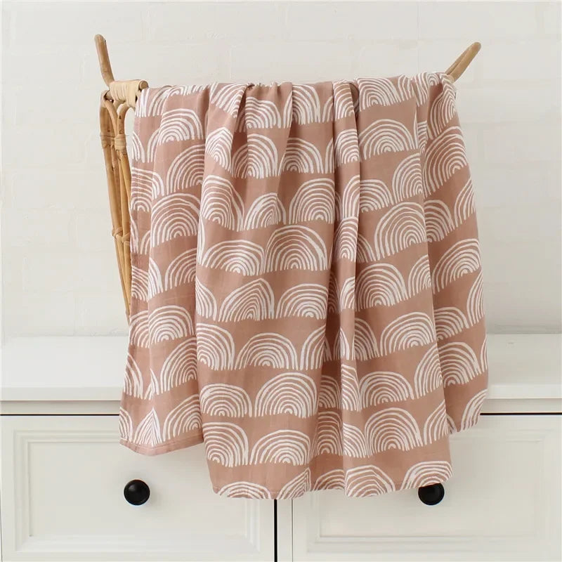 Couvertures d'emmaillotage en coton de bambou : tissu doux & naturel pour bébé