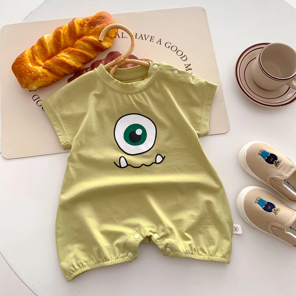 Combinaison d'été pour petits garçons : le confort des petits monstres !