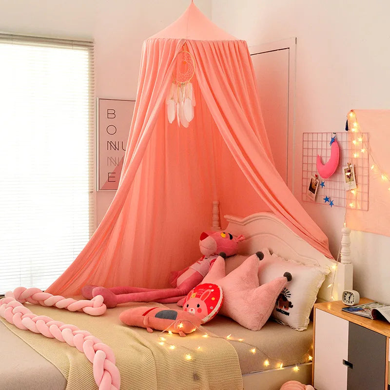 Dosel de cama infantil - Tienda decorativa princesa para bebé y niña - Rincón de lectura o juegos