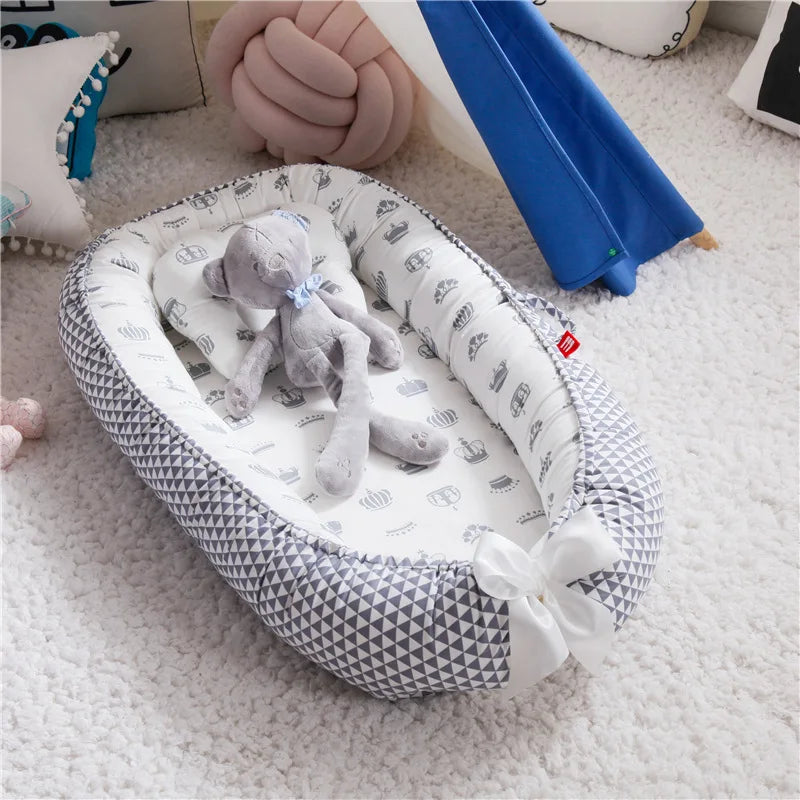 Comfortable and portable baby nest: your newborn's sleep ally 