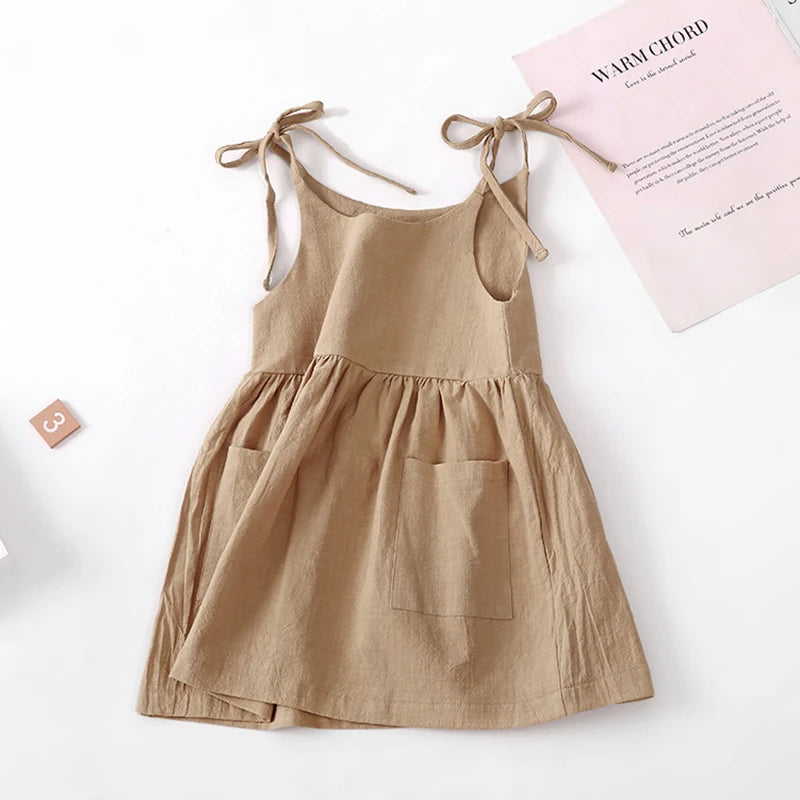 Vestido casual de verano para niñas: ¡un look de princesa para todos los días!