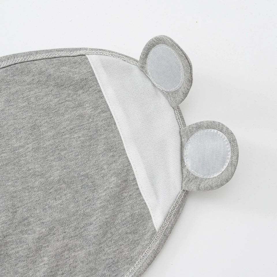 Saco de dormir + gorro para recién nacido (0-3 meses) – Verano – Algodón transpirable y suave