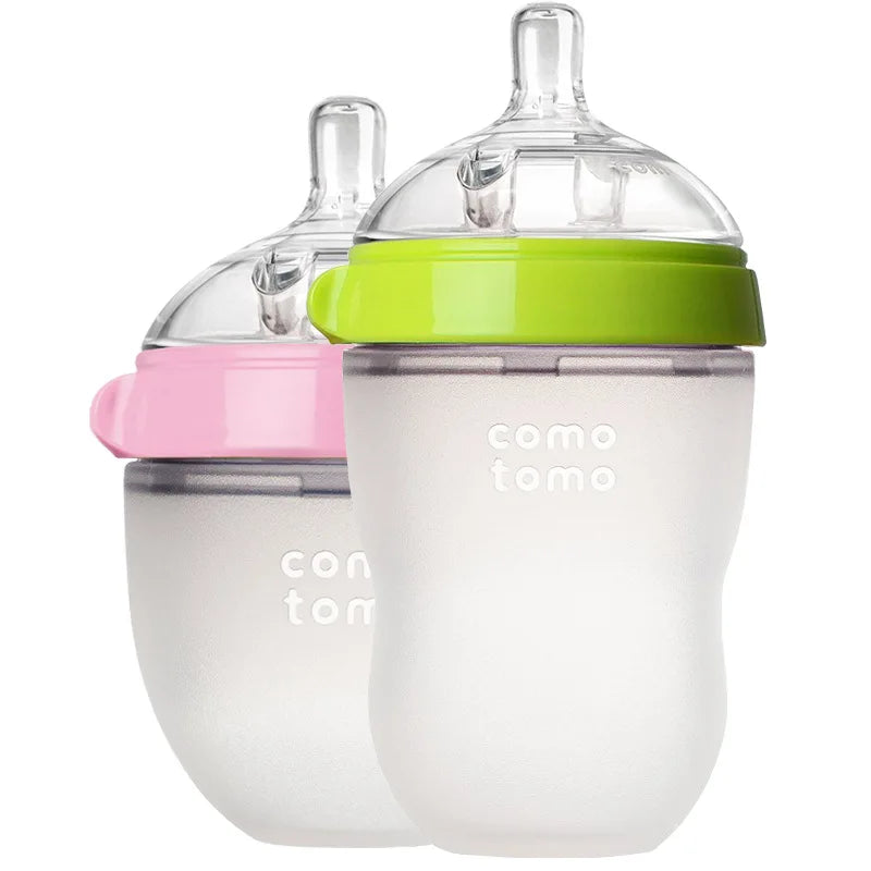 Biberones de silicona “Como Tomo”: ¡comodidad y suavidad como las de mamá!