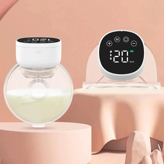 Extractor de leche eléctrico manos libres: portátil, silencioso y sin BPA