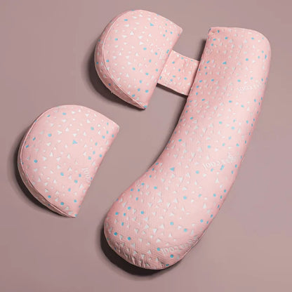 Almohada de embarazo Pangdube: forma de U multifuncional de 130 × 70 cm, soporte para espalda, abdomen, caderas y lactancia.