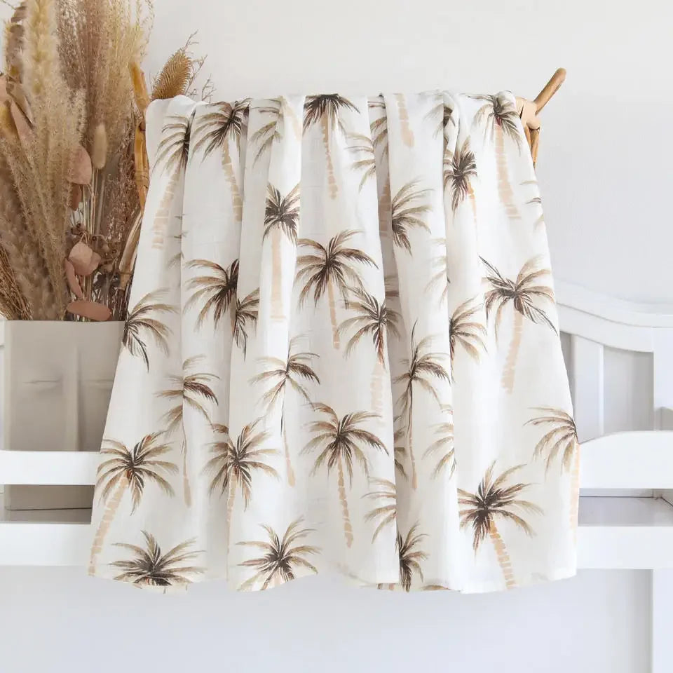 Couvertures d'emmaillotage en coton de bambou : tissu doux & naturel pour bébé