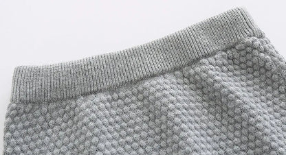 Conjunto de pijama de algodón de 2 piezas: suavidad y comodidad combinadas (niñas y niños)