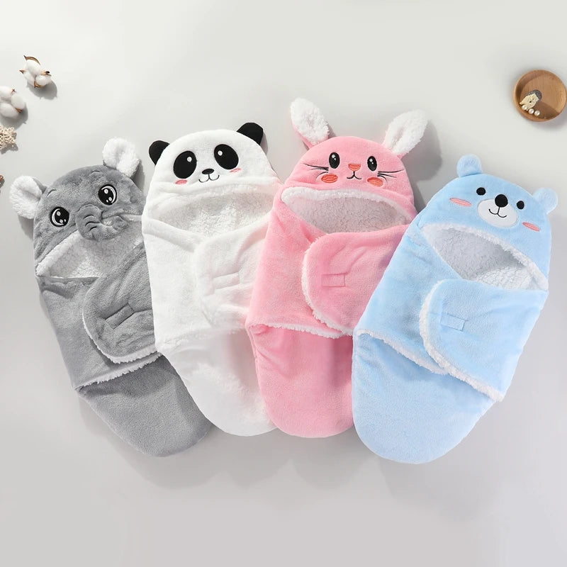 ❄️ Saco de dormir Cocoon Otoño-Invierno – 0-9 meses – Franela y polar – Cálido y suave 