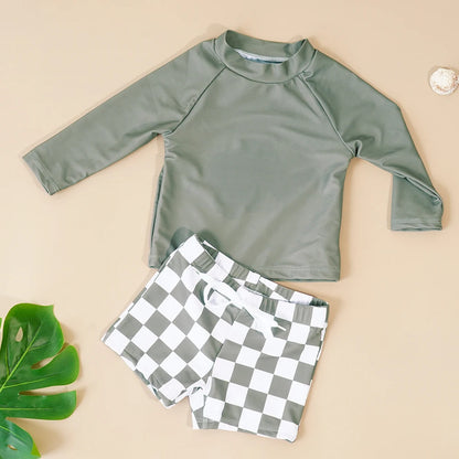 2-piece children's swimsuit: ready to make waves in style!