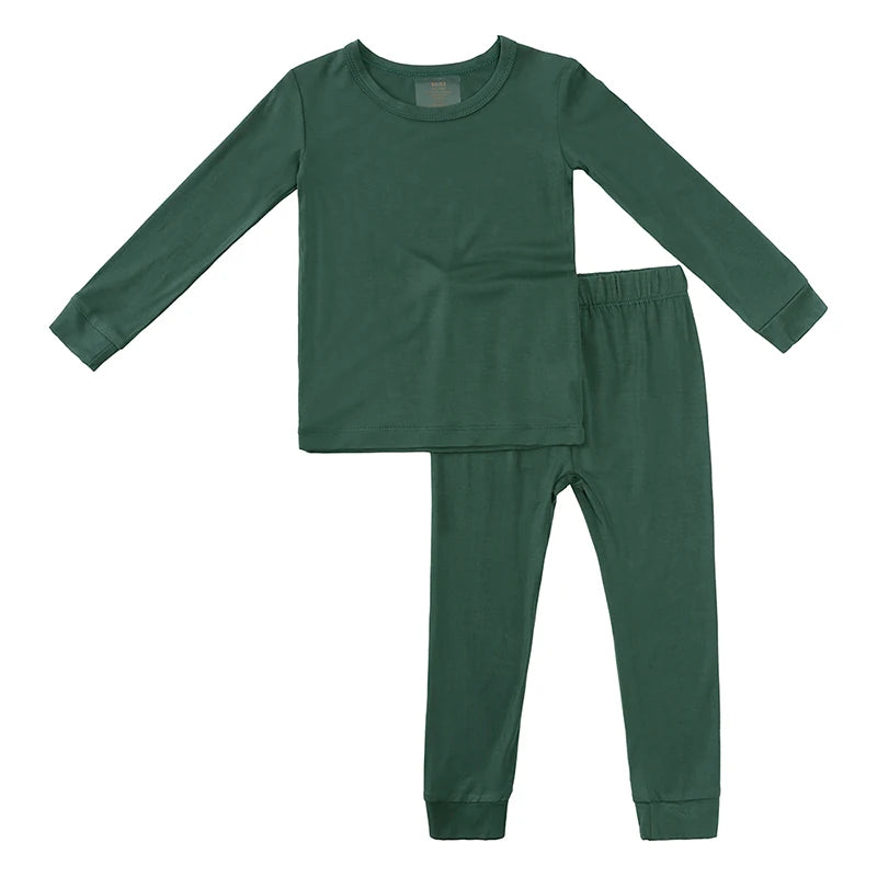 Pyjamas 2 pièces en fibre de bambou : le confort des petits comme des grands