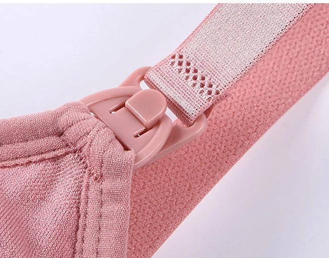 🤱 Maternity bra without underwire – breathable, nursing clips, anti-sagging support