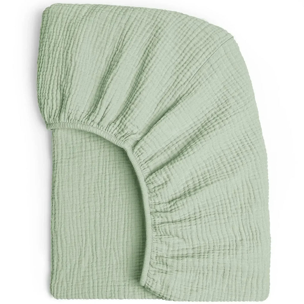 Drap-housse en mousseline de coton :  un seul drap, toutes les formes – Drap-housse bébé 100% adaptable !