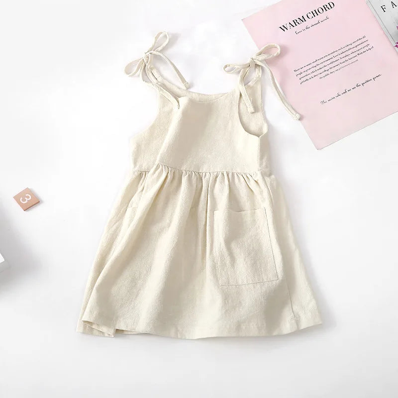 Vestido casual de verano para niñas: ¡un look de princesa para todos los días!